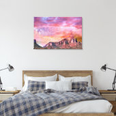 SEDONA ARIZONA Red Rock Sunset Canvas Afdruk (Insitu (Slaapkamer))