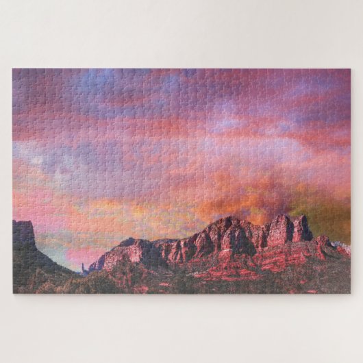 SEDONA ARIZONA Red Rock Sunset Legpuzzel (Horizontaal)