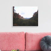 Sedona Arizona Red Rocks - Afdruk van schilderij Canvas Afdruk (Insitu (Woonkamer))