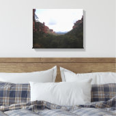 Sedona Arizona Red Rocks - Afdruk van schilderij Canvas Afdruk (Insitu (Slaapkamer))