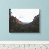 Sedona Arizona Red Rocks - Afdruk van schilderij Canvas Afdruk (Insitu (Houten vloer))