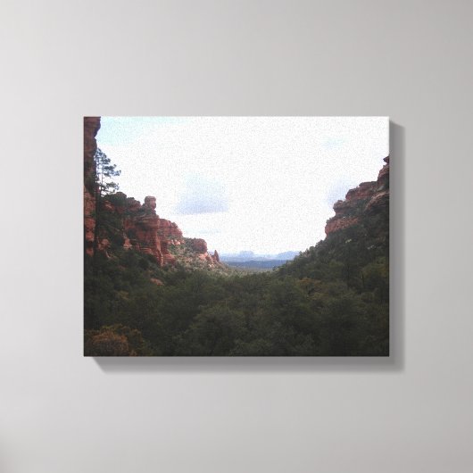 Sedona Arizona Red Rocks - Afdruk van schilderij Canvas Afdruk (Voorkant)