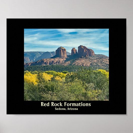 Sedona Arizona Red Rocks Poster (Voorkant)