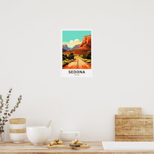Sedona Arizona Reisprint Poster (Keuken)