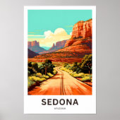 Sedona Arizona Reisprint Poster (Voorkant)