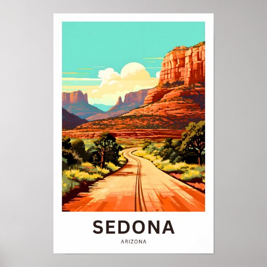 Sedona Arizona Reisprint Poster (Voorkant)