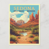 Sedona Arizona Reizen Briefkaart (Voorkant)