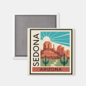 Sedona Arizona Reizen Magneet (Voorkant / Achterkant)