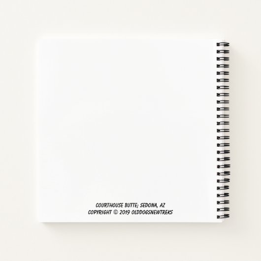 Sedona, Arizona Reizen Notitieboek (Achterkant)