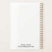 Sedona, Arizona - Reizen Planner (Achterkant)