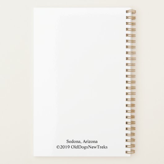 Sedona, Arizona - Reizen Planner (Achterkant)