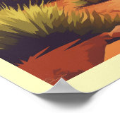  Sedona Arizona Reizen Poster (Hoek)