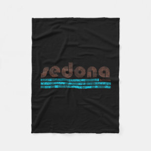 Sedona arizona retro vintage verweerd wandelen fleece deken