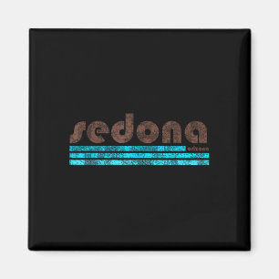 Sedona arizona retro vintage verweerd wandelen magneet
