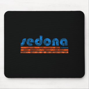 Sedona arizona retro vintage verweerd wandelen muismat