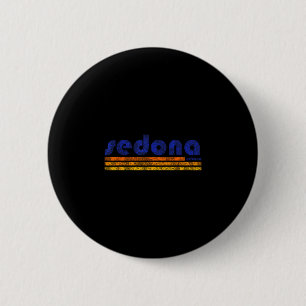 Sedona arizona retro vintage verweerd wandelen ronde button 5,7 cm