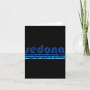 Sedona arizona retro vintage verweerde wandeling kaart