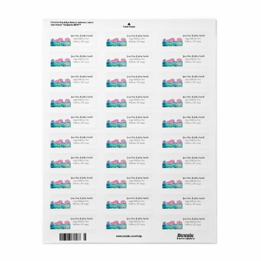 Sedona Arizona Return Address Labels (Full Sheet)