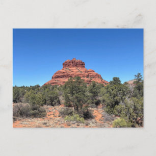 Sedona Arizona Rode Gesteente Heuvel Briefkaart