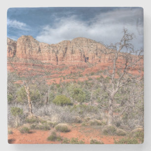 Sedona Arizona rode rots landschap Stenen Onderzetter