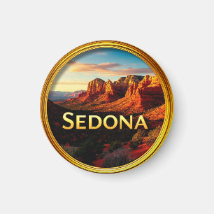 Sedona Arizona Rode Rots Woestijn Landschap Magneet