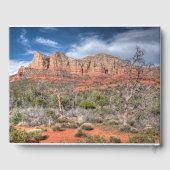 Sedona Arizona roodrotslandschap Gastenboek (Achterkant)