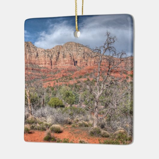 Sedona Arizona roodrotslandschap Keramisch Ornament (Links)
