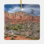 Sedona Arizona roodrotslandschap Keramisch Ornament (Voorkant)
