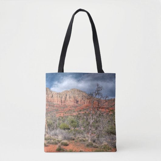 Sedona Arizona roodrotslandschap Tote Bag (Voorkant)