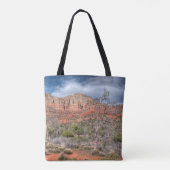 Sedona Arizona roodrotslandschap Tote Bag (Achterkant)
