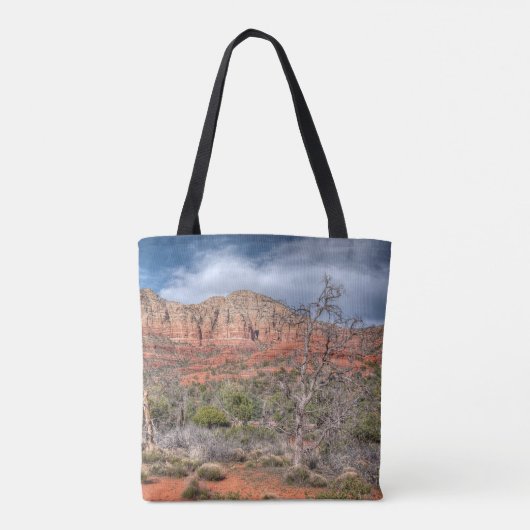 Sedona Arizona roodrotslandschap Tote Bag (Achterkant)