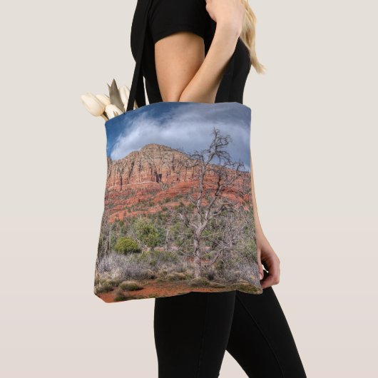 Sedona Arizona roodrotslandschap Tote Bag (Dichtbij)