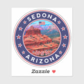 Sedona Arizona, Sedona Sticker (Vel)