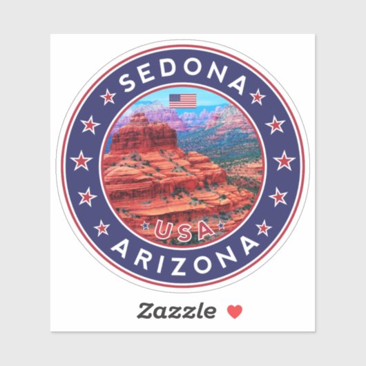 Sedona Arizona, Sedona Sticker (Vel)
