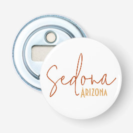 Sedona Arizona Souvenir Reis Cadeau Button Flesopener