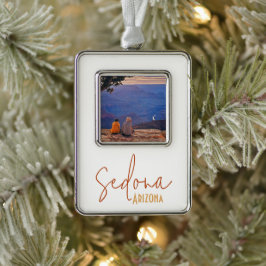 Sedona Arizona Souvenir Reis Cadeau Verzilverd Omlijst Ornament