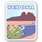 Sedona, Arizona Sticker (Voorkant)