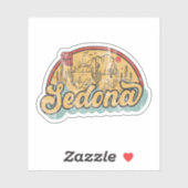Sedona, Arizona Sticker (Vel)