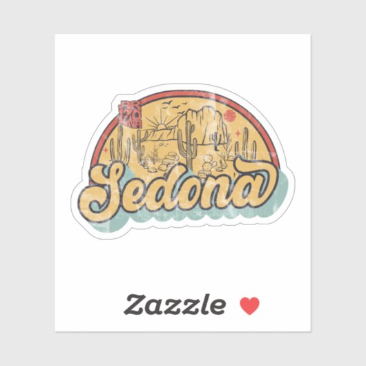 Sedona, Arizona Sticker (Vel)