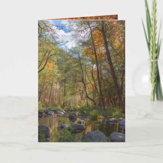 SEDONA ARIZONA STREAMT EEN ANDERE DAG KAART (Voorkant)