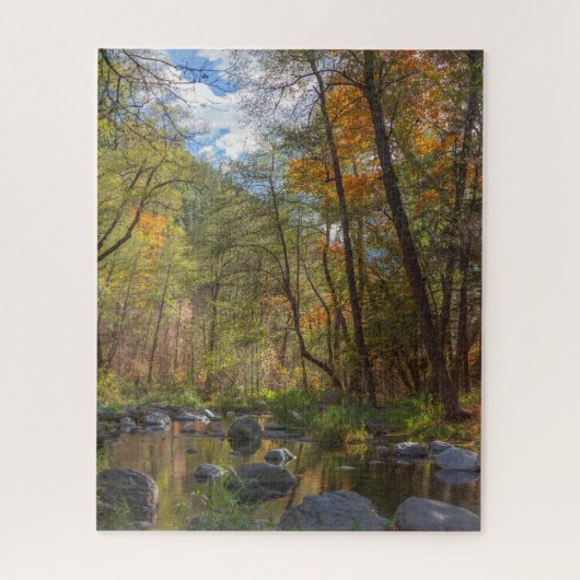 SEDONA ARIZONA STREAMT EEN ANDERE DAG LEGPUZZEL (Verticaal)