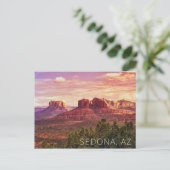 Sedona Arizona Sunset Briefkaart (Staand voorkant)
