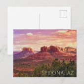 Sedona Arizona Sunset Briefkaart (Voorkant / Achterkant)