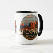 Sedona Arizona Sunset Mok (Voorkant rechts)