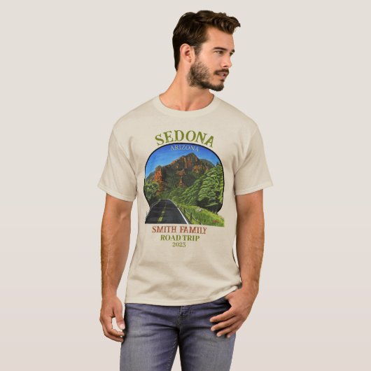 Sedona Arizona T-Shirt (Voorkant volledig)