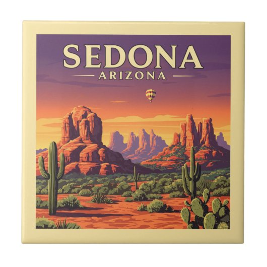  Sedona Arizona Tegeltje (Voorkant)