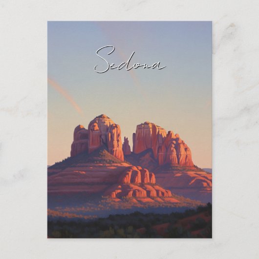 Sedona Arizona Travel Cathedral Rock Briefkaart (Voorkant)