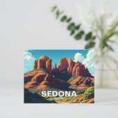 Sedona Arizona Travel Red Rocks Briefkaart (Staand voorkant)