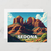 Sedona Arizona Travel Red Rocks Briefkaart (Voorkant / Achterkant)