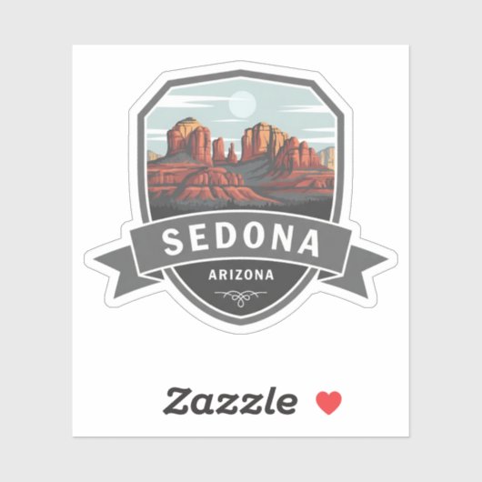 Sedona Arizona Travel Red Rocks Sticker (Vel)